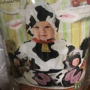 Toddlers 12-18M Dairy Cow Halloween Costume